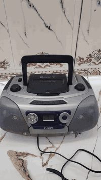 راديو سبيكر مسجل قرص سيدي ماركة فليبس كهربائي باله تريد تفضل ٠٧٧١٧٨٠٨٨...