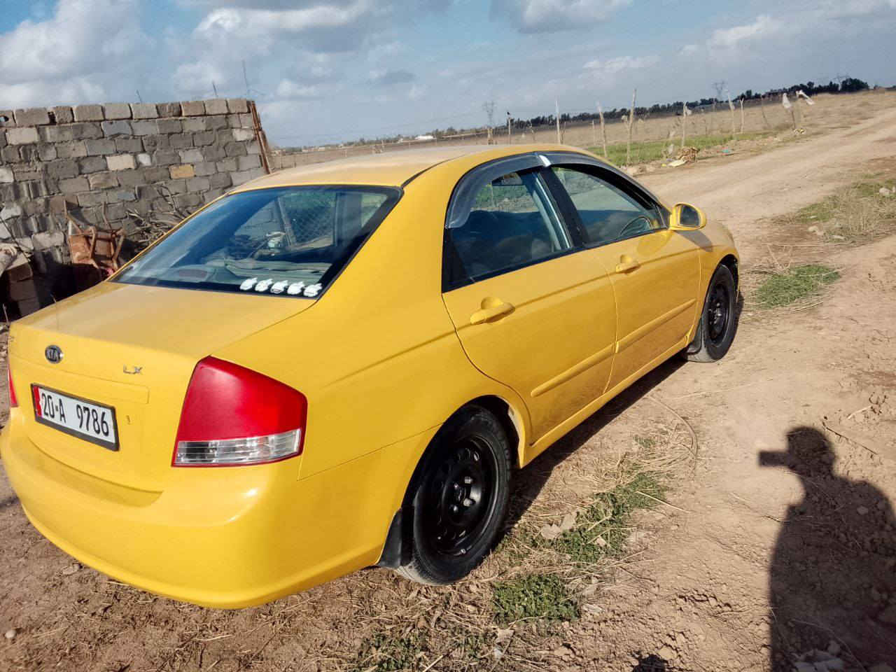 السلام عليكم 
كيا سبكترا 2009 رقم ديالى بأسمي مكينة وكير كفالة   ضرر جاملغ وبنيد تايرات امامي نضاف والخلفي نص عمر مكان ناحيه السلام العنبكيه للاستفسار ***********
