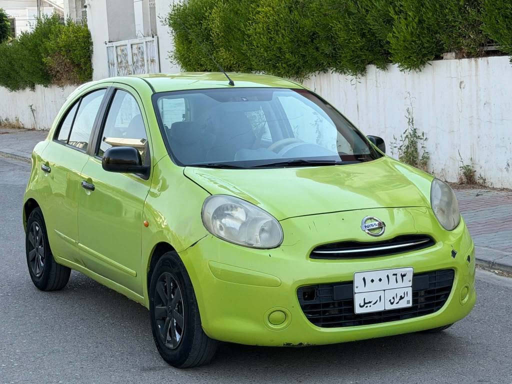 *********** نیسان میکرا مودیل 2014 گێڕ توماتیکە 3 پارچەی بویاغە گێڕ و مەکینە و بڕانەوەی بەشەرت سعری 70 وەرەقە و مەجال *********** أربيل, العراق

