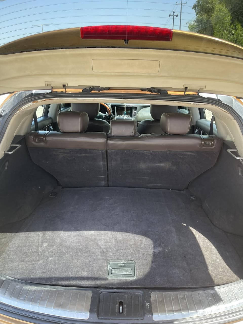 بيع فقط ماراوس
انفنني  infiniti   fx35
موديل 2009 امريكي  اعلى فئة محرك 6 سلندر 3500  بلادي كير بلادي
بيها ٤ قطع صبغ
رقم شمالي  ورقم وسنويه كلها جدد
مواصفات فول
فتحة سقف بصمه تشغيل بصمة ابواب بصمة جنطه جنطه شفط
دفع رباعي 4WD
٤ كاميرات  ٣٦٠ درجه
شفتات ستيرن تبترونك
كشنات جلد
كراسي كهرباء خزن ميموري  وتدفئة وتبريد الاماميه
تبريد قطعتين ثلج
دمام خلفي مع سستم صوت bose
اشاير مري ومري قلاب وشفط
حساسات
دبل كزوز
لسعر ٨٠ وبيها مجال
***********
مكانها لفلوجه
