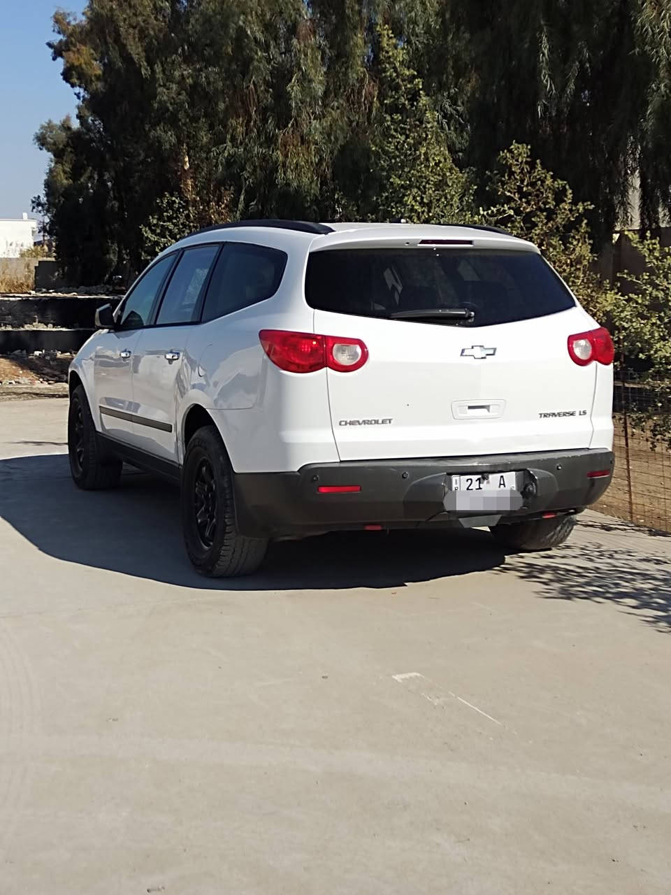 للبيع شوفرليت ترافرس ٢٠٠٩ كلين رقم سليمانيه بأسمي ماشيه ١٥١ ألف محرك ٦سلندر ٣٦٠٠
٧ راكب ٣قطع تبريد السعر ٨٩ ورقه $ مكان السياره ديالى بعقوبه الاتصال على الرقم ***********
