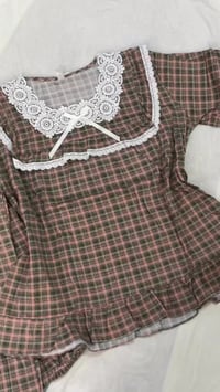 بجامة كاروهات • قماش مريح • مقاسات ٥٥-٨٥