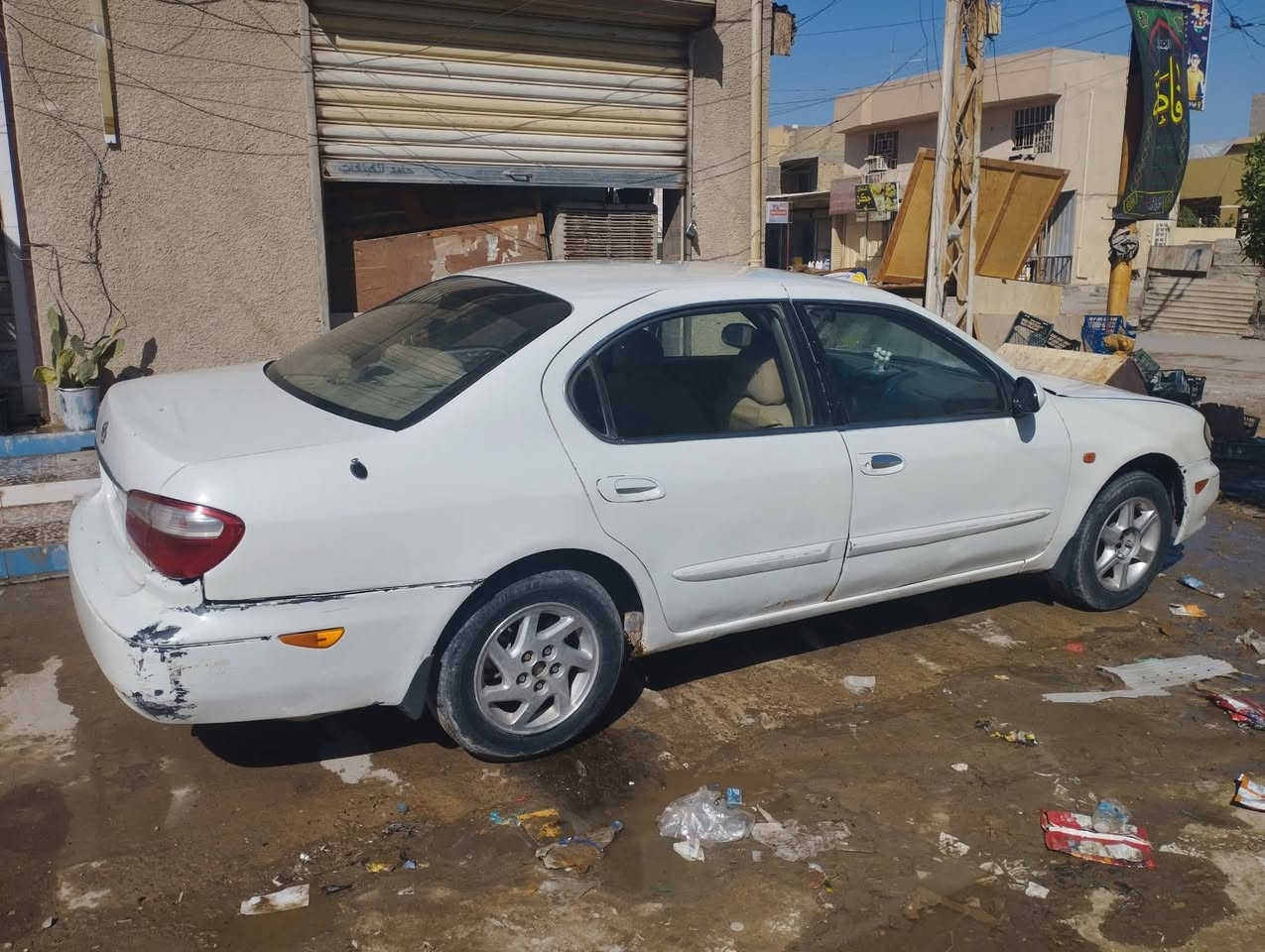 تم تنزيل السعر 35
بيع أو مراوس بيكم أو أوبل ستيشن وحسب القناعة 
نيسان مكسيما موديل 2002 محورة محرك كامري 1600 أطلع بيها محافظات كهربائيات شغالة مابيها ضربة شاشة اندرويد ، سنتر لوك ، تبريد بي ليك ، صدر جديد بس بالطسة القوية تبين شوية طبة السبب اذان المحرك خلفية ، بريك جديد ، سنوية لغاية  شهر 12 مكاني بغداد الراشدية قرية الانتصار 
***********
