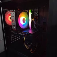 تجميعه أقوى لل بيع ❤️‍🔥 معالج i5 12400f مبررد AG400 فول تبريد 🤍 كرت شا...