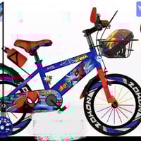 بايسكل سبايدر ١٦ • خوذة ومطارة وعلم • ٥-٩ سنوات