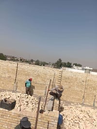 كادر بناء طابوك بلوك شغل نضيف وسريع العمل يكون بنضام الدبل قطعي في جمي...