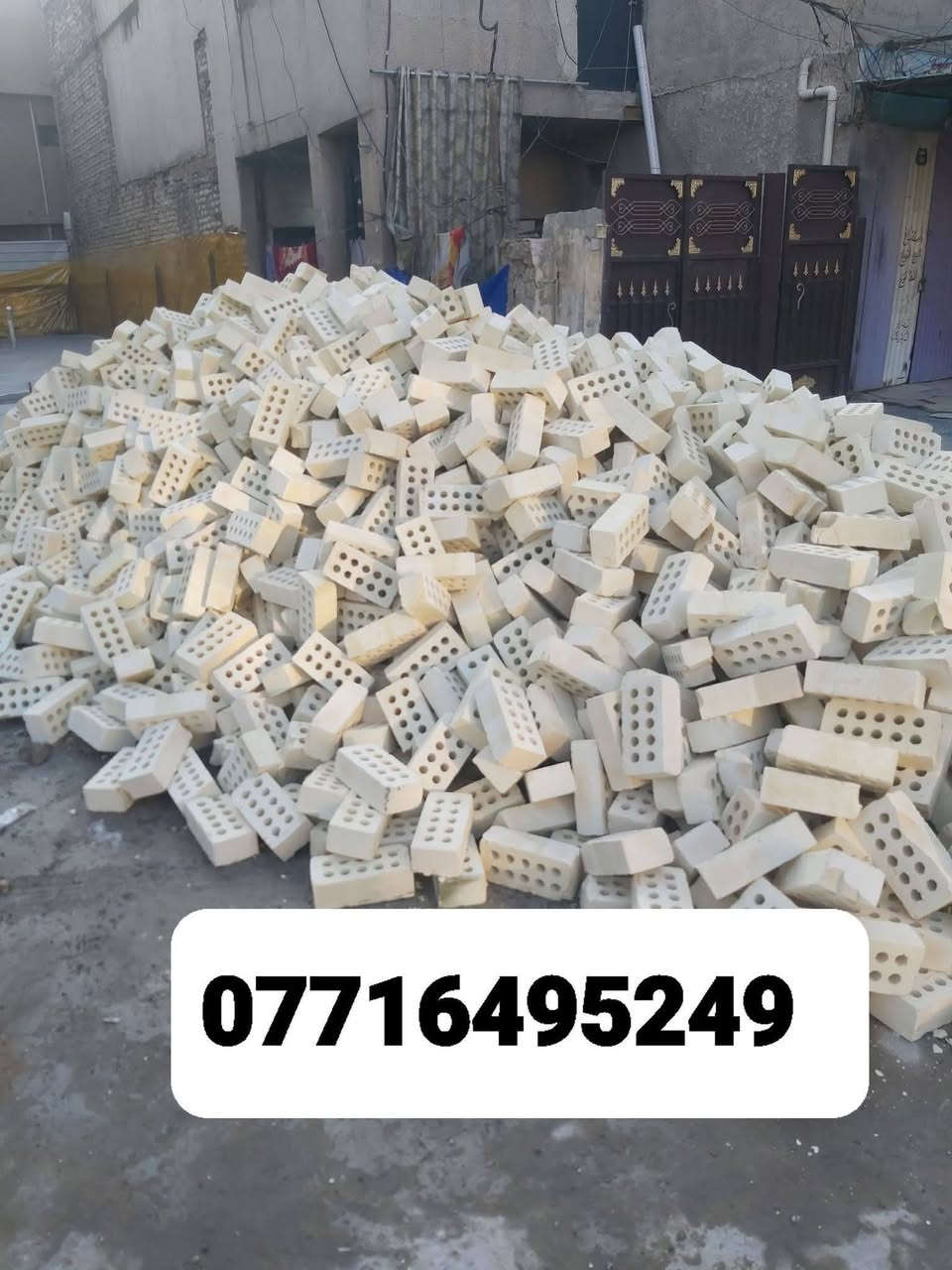 السلام عليكم من رخصة الادمن
طابوق مجمع النهروان طابوقه جمهوري ودرجه اوله 
خاليه من الملاح 
عدد مضبوط ٤٠٠٠ و٣٠٠ زياده 
لاستفسار (***********)
