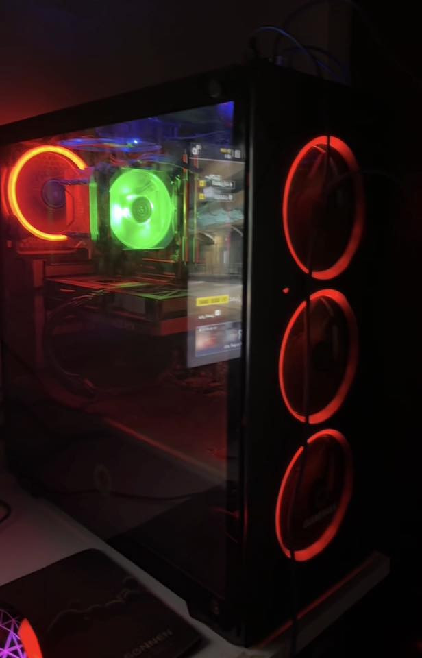 كيس+شاشة+ماوس+كيبورrgb
5600x
Cooler Master Hyper 212 White
MPS X570 GAMING PLUS
ELITE TPRD 2×8-16 DDR4 3200
INNO3D GeForce RTX 4060 8GB Twin X2
ADATA Legend 710 1TB M.2 NVMe
msi MAG A650BN
GAMEMAX
شاشة سامسونك 27 هرتزية 240 fhd
السعر كامل مابيع مفرد ابيع بس تجميعة كاملة 1380 قفل
***********
