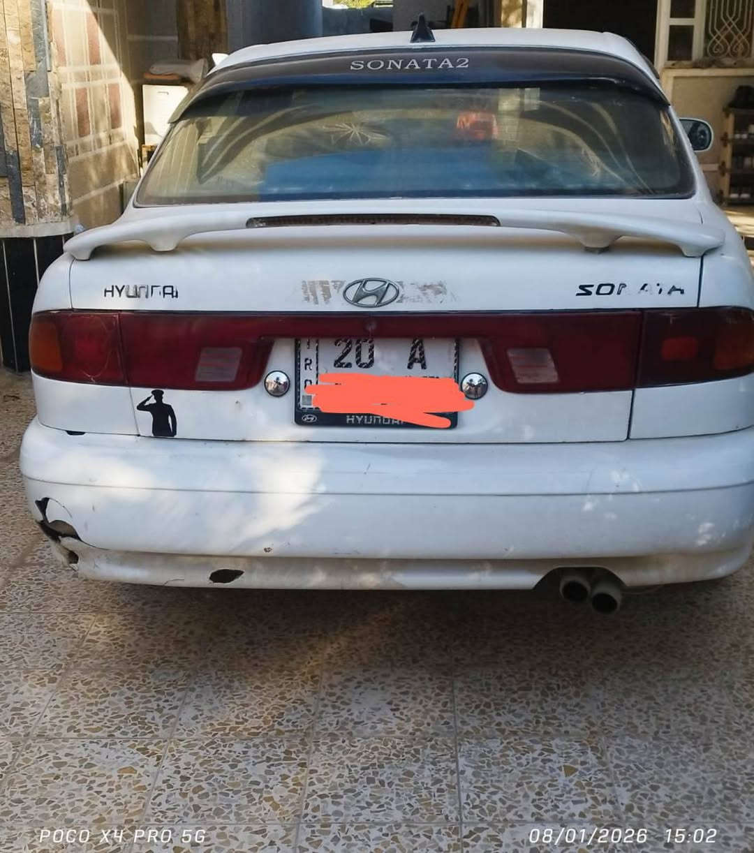 سوناتا تو موديل ٩٥ گير اوتو محرك مفتوح  رقم ديالى سنوية وهزة جديدة السعر ٣٧ وبيهة مجال بسيط لليتعنة ويجيي
للتواصل اتصل بالرقم *********** غير متواجد ع الفيس
المكان ديالى بعقوبة
