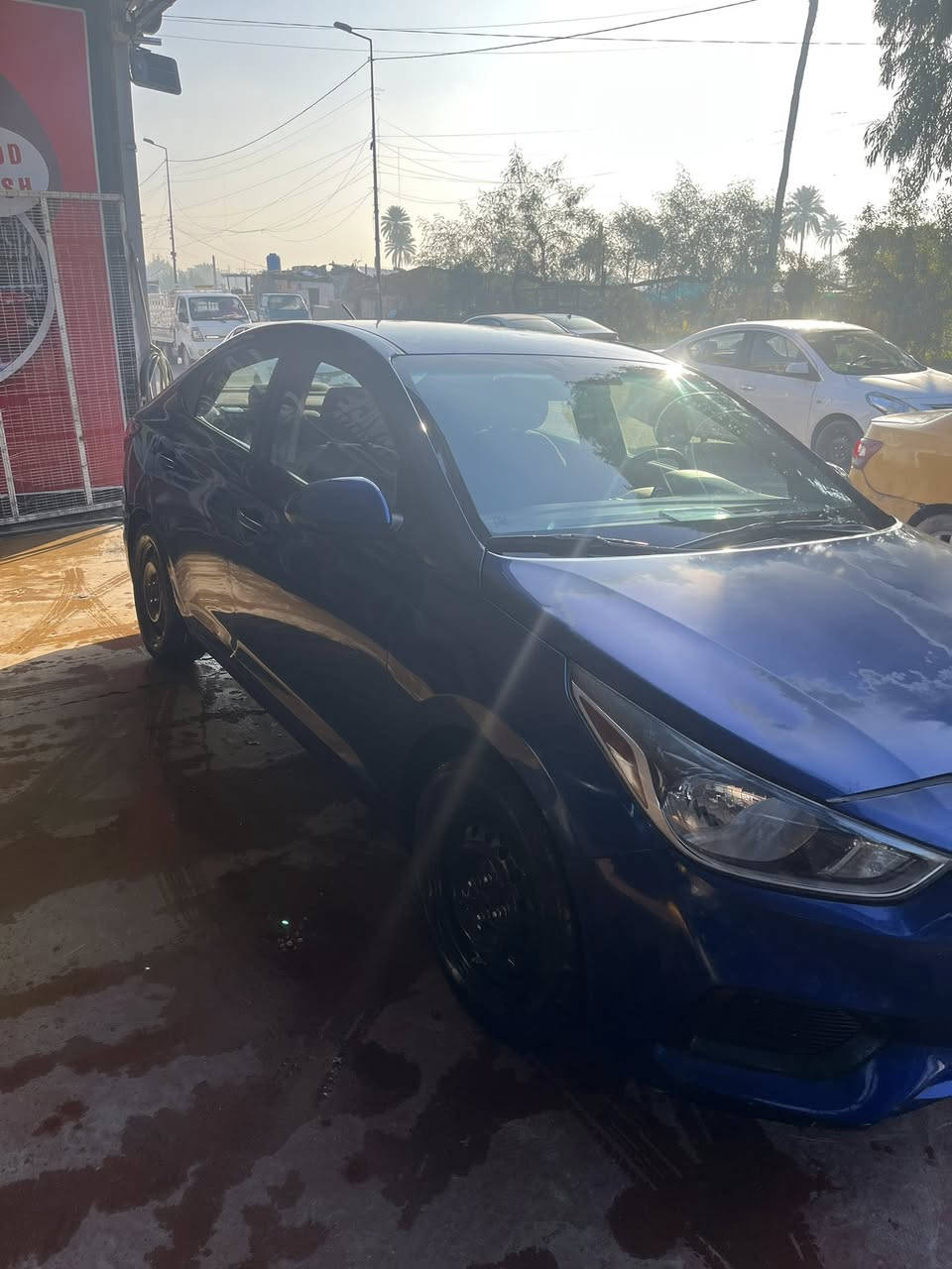 السلام عليكم
اكسنت موديل 2018
سيارة وارد امريكي بيها طخطخات بسيطة 
ب90وبيها مجال حك الجية 
صورة الحادث موجودة 
للاستفسار ***********
