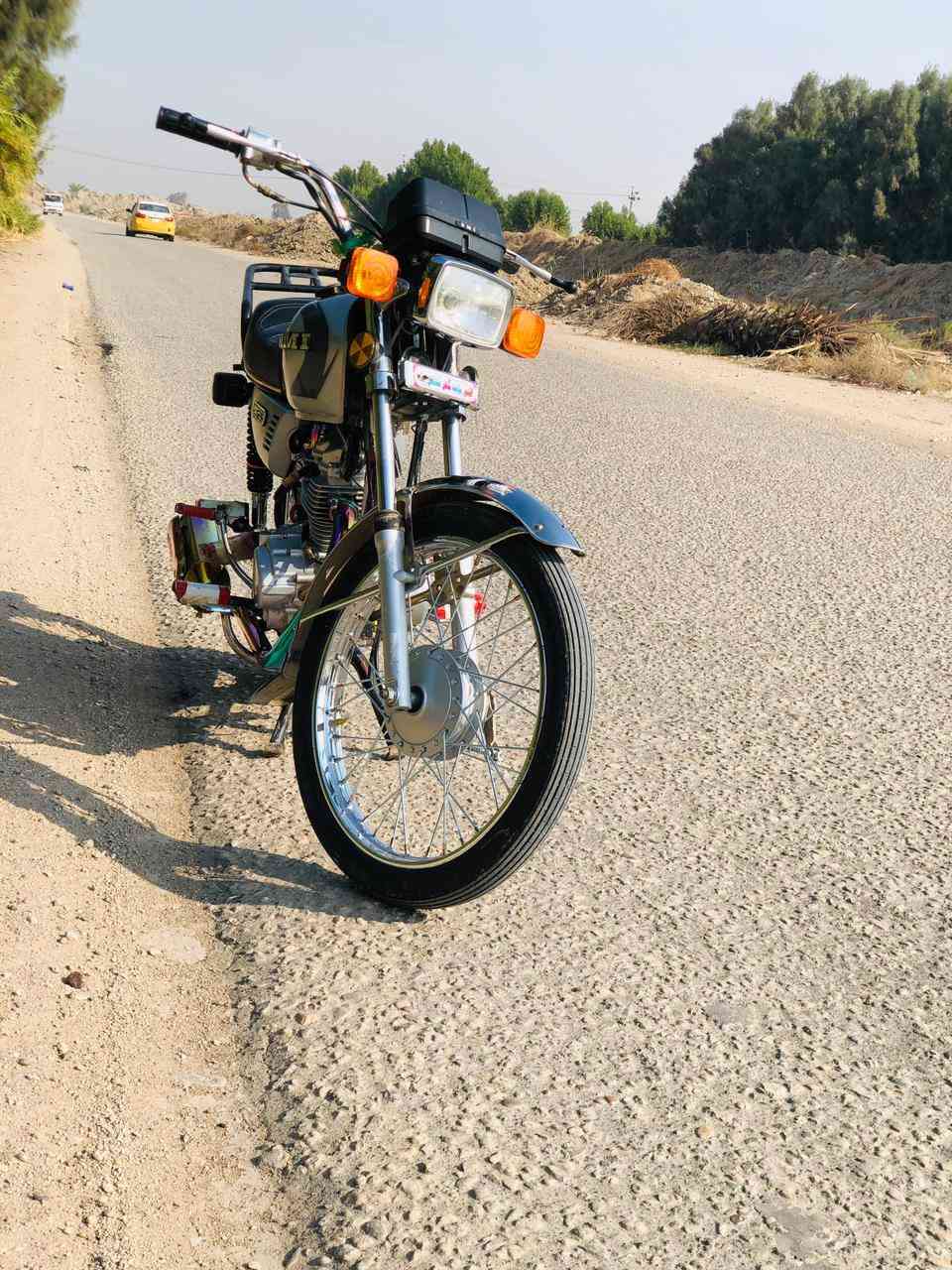 سلام عليكم شباب عندي دراجه البيع نامة شلامجة سعر800الف بيها مجال شي قليل
للتواصل رقم أدناه
***********
