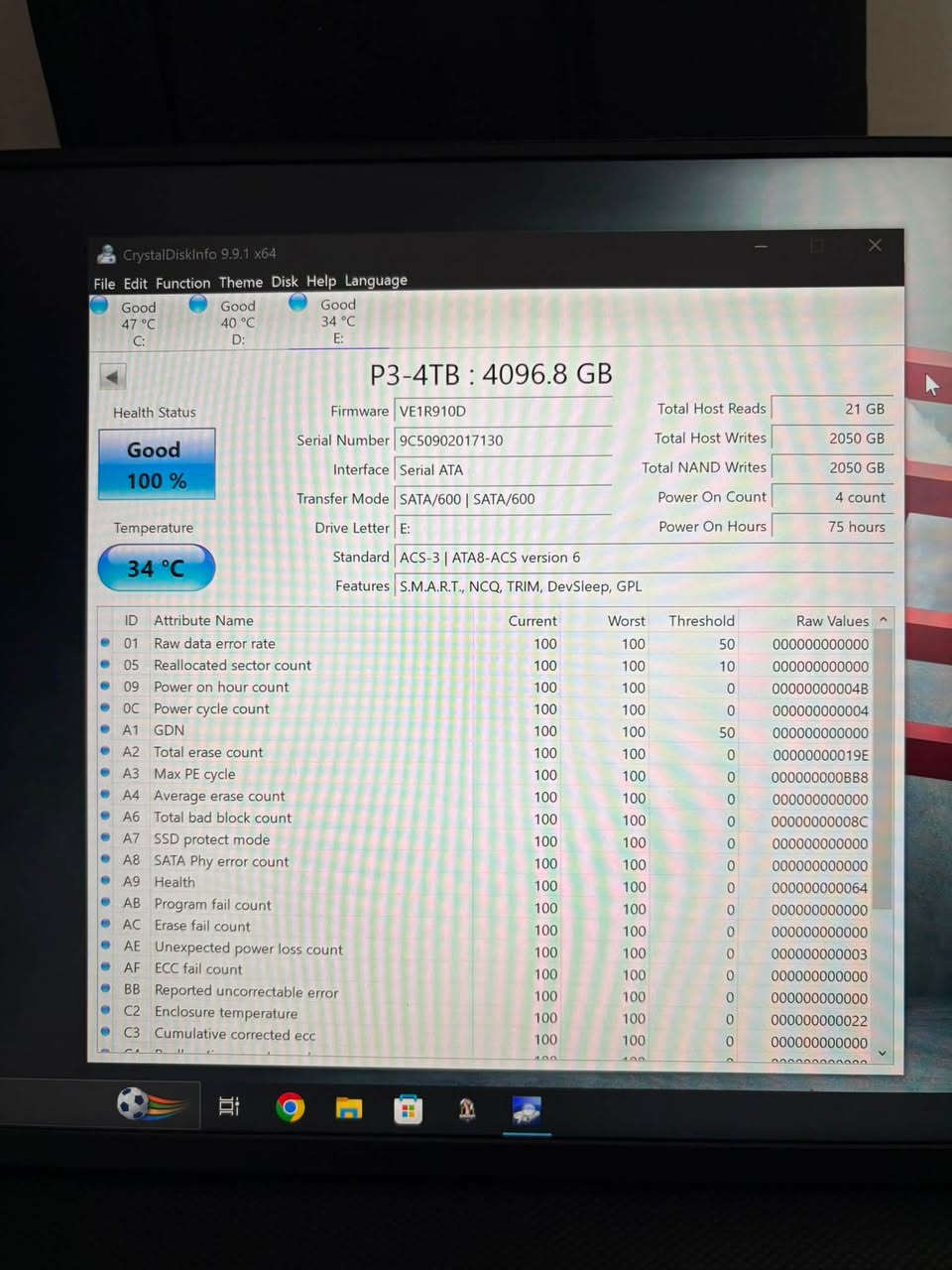 هارد ssd اربع تيرا 4TB ماركة KingSpec

٢٩٠ الف قفل  
توصيل موجود


**إذا كنت صاحب هذا الإعلان وتريد حذفه لأي سبب، رجاءا أرسل رسالة إلى الدعم الفني**