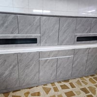 مستخدم شي قليل  قياس مترين ونص ارضي وملحق  وسنك متر و 30 كامل مرمر   ل...