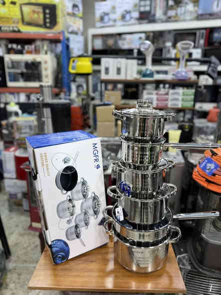 سيت كدر بسعر مناسب جدا
ثقيل الاصلي
شرط مختوم 18/10
إذا مامختوم لا تستلمه
ستل ستيل 6  اصلي باله
صناعه الماني
يحتوي على 5 كدر  1 وطاوه 

توجد خدمه توصيل 
للحجز مراسله الصفحه او الاتصال
🌹مدينه ألعاب المدهش مجاور مطعم ابو صفاء جوه جسر العبور المعلق ***********🌸
