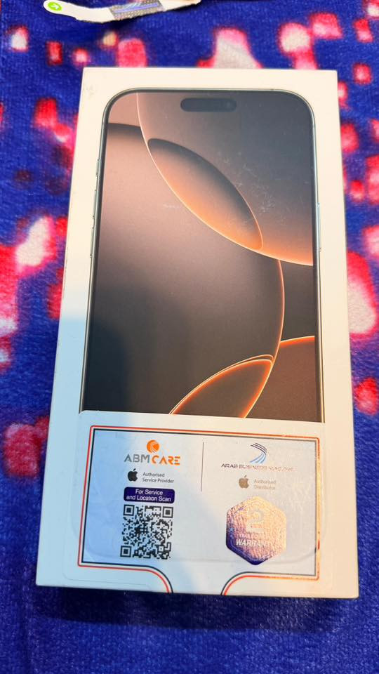 ١٦ برو ماكس ٢٥٦ جديد جدا بطاريته ١٠٠ تفاصيلة  بالصور
سعرة ١٤٢٥٠٠٠
***********
