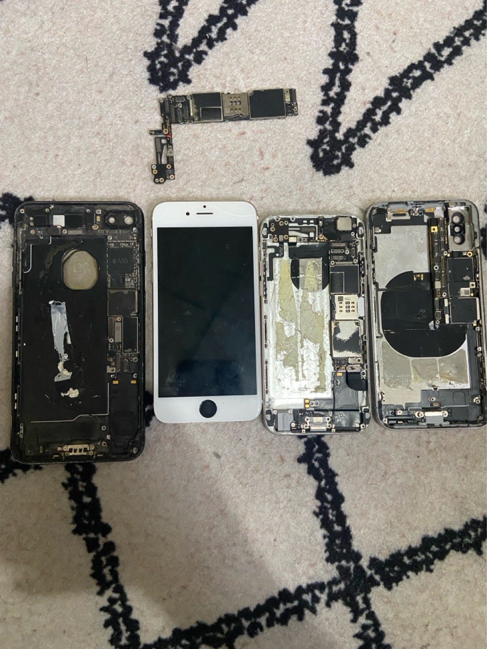 ابيعهم فحم القطعة 5 ايفون 6 عدد 2 ايفون اكس ايفون 7 بلس بوردة وحدها مال 6 بلس يمكن ما متاكد 
اربيل موجودين