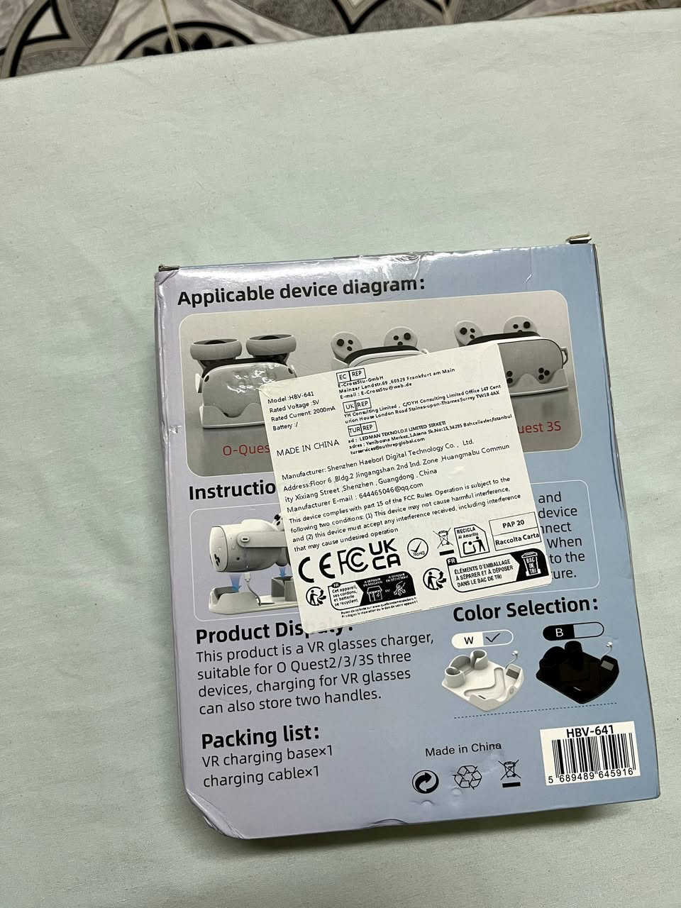 Charging dock for quest 2/3/3s
جديده لم تستخدم مزوده ب RGB ليد

السعر 1850 فقط


**إذا كنت صاحب هذا الإعلان وتريد حذفه لأي سبب، رجاءا أرسل رسالة إلى الدعم الفني**