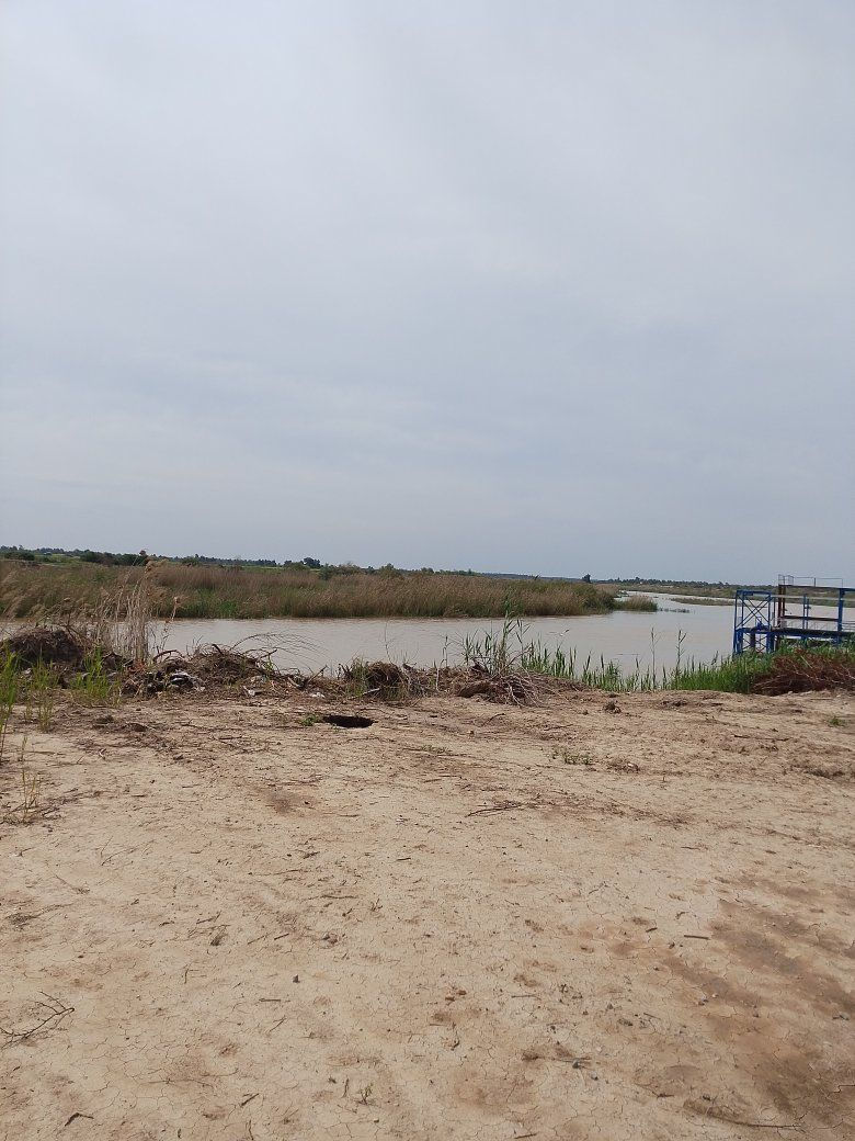 على بركة الله دونم ونص طابو زراعي سند 25للبيع شارع  وشط مع هيكل بناء طابوك واسط العزيزيه الدير ***********
