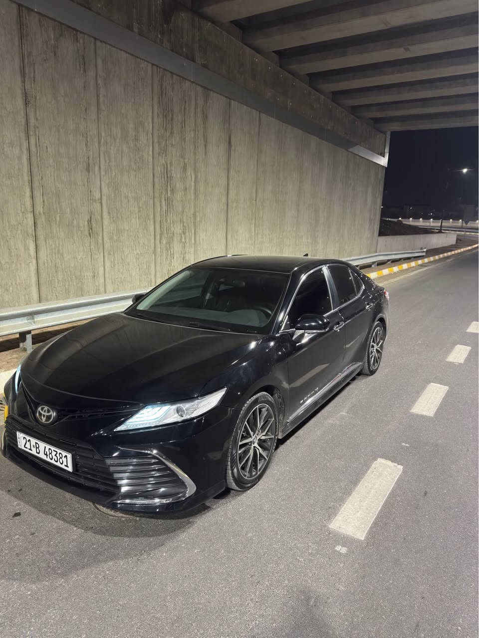 السلام علیکم

Camry LE
2021
٦٣ الف مايل
———————————
جملغ و باب سايق تبديل لي شركة بدون ارباك و داخل + ١ ماكن تعدیل بارد
سیارە ما بها صبغ  یعني سیارە بدون صبغ بس قطعتين مبدل بلادي
دهن مكينة و تايهرات بدلت جديد و سيارة غيرتى لايتات لي فول بلادي
———————————
رقم شاصي: 41C11AK7MU565324

السعر: 200$

العنوان: سليماني 
رقم ***********

ــــــــــــــــــــــــــــــ
کوردی

Camry LE
2021
63 Miles 

سەیارەکە چملغی سایەق و درگایی سایەقی گۆڕاوە بە بیلاد بێ ناوگرتن بێ ئرباگ 
سەیارەکە تازە هەموو سیرڤسێکی بۆ کراوە و تایەی تازەی لەژێراییە و لایتەکانی گۆڕاوە بۆ مواسەفات فوولی بیلادی ئەسڵی 

ناونیشان: سلیمانی 
رەقەم: *********** السليمانية, العراق
