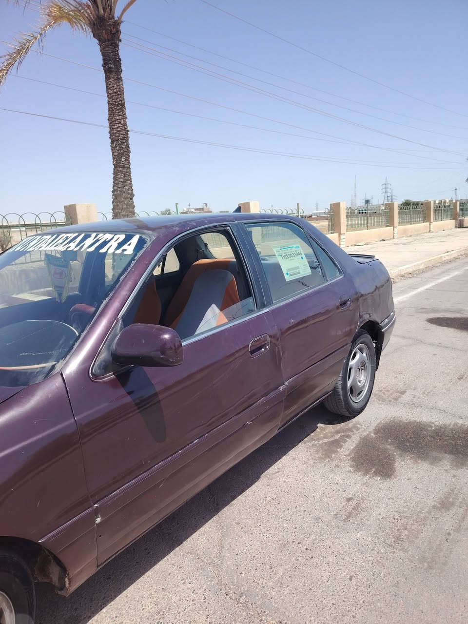النترا موديل (93) كير عادي رقم بغداد باسمي مشروع وطني تبريد شغال ثلج شرط كير محرك بل شرط لا بخار ولا تنقيص الكهربائيات شغاله كلها مابيها اي نقص شواصي لا خياس ولا كص  صدر امامي خلفي جديد فقط تايرات نص عمر مكانها تكريت عوينات (26) وبيها مجال للطيبين  ( ***********)
