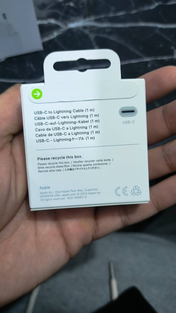 شاحن وكيبل ابل الاصلي dhl برازيلي حطونه سعر على شلعتهن مزاد أو مفرد


**إذا كنت صاحب هذا الإعلان وتريد حذفه لأي سبب، رجاءا أرسل رسالة إلى الدعم الفني**