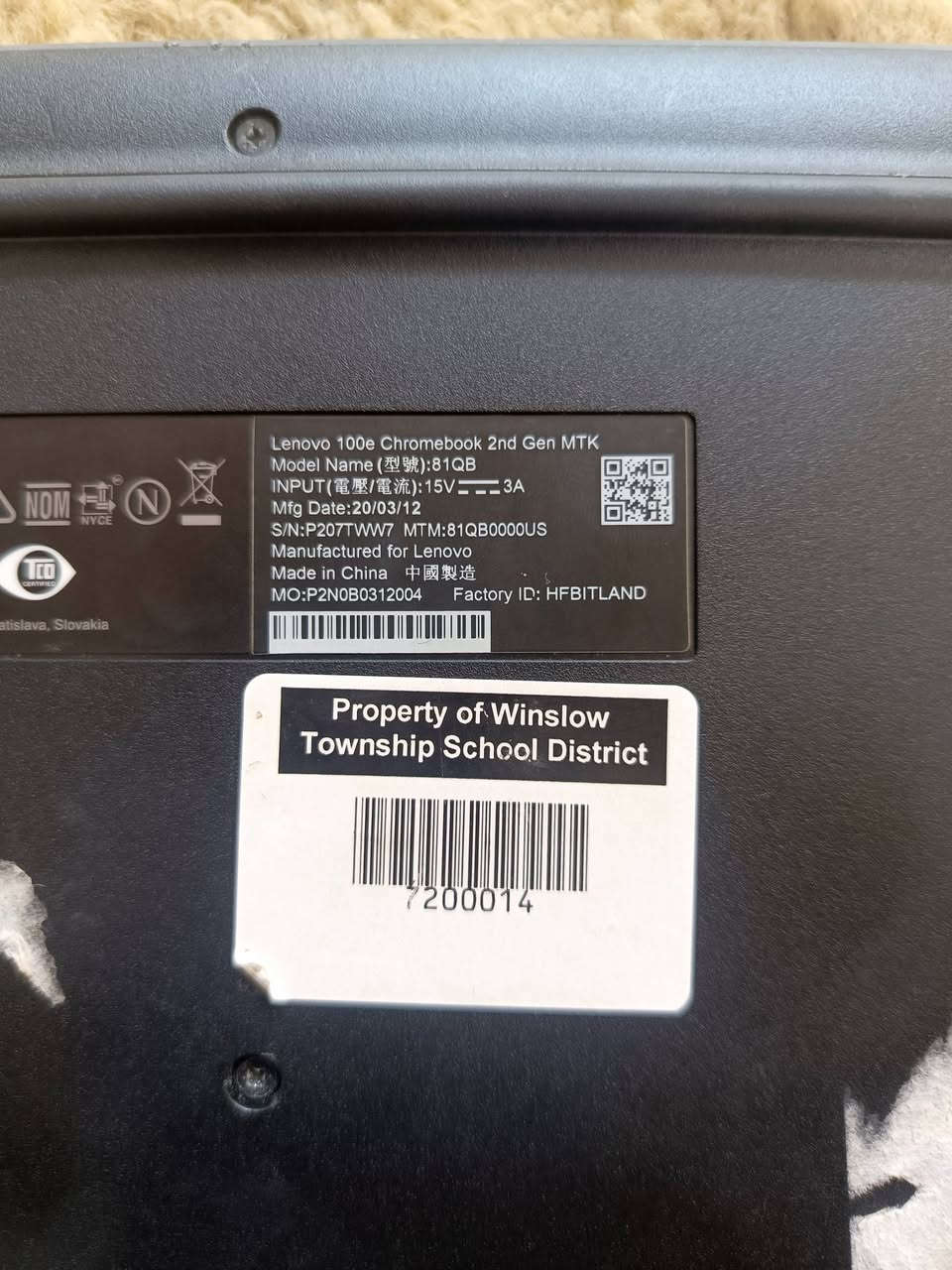 لابتوب Lenovo 100e Chromebook 2nd Gen MTK
للبيع نضيف بطاريه ماتصرف عنوان كوت شراي خاص


**إذا كنت صاحب هذا الإعلان وتريد حذفه لأي سبب، رجاءا أرسل رسالة إلى الدعم الفني**