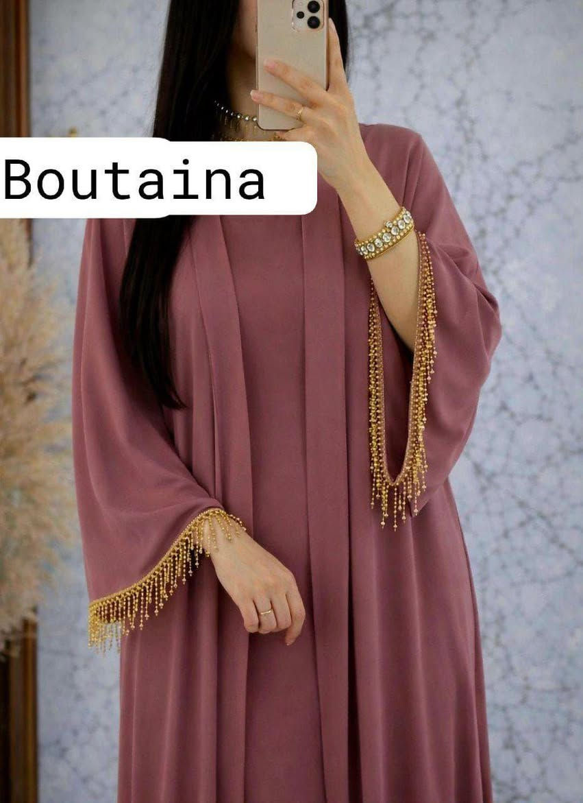 الجديييييد والحصري عند boutaina style 🤫🤫
بمناسبة شهر رمضان المبارك باش تكوني أنيقة في عراضاتك نقدم ليك😍😍
2بياس فيها عباية مفتوحة بهدب عقيق
 و كسوة تحت  
✅️ثوب كريب روزا 
✅️ المقاسات :  ستوندار ملوسة, فحص أنجرة


**إذا كنت صاحب هذا الإعلان وتريد حذفه لأي سبب، رجاءا أرسل رسالة إلى الدعم الفني**
