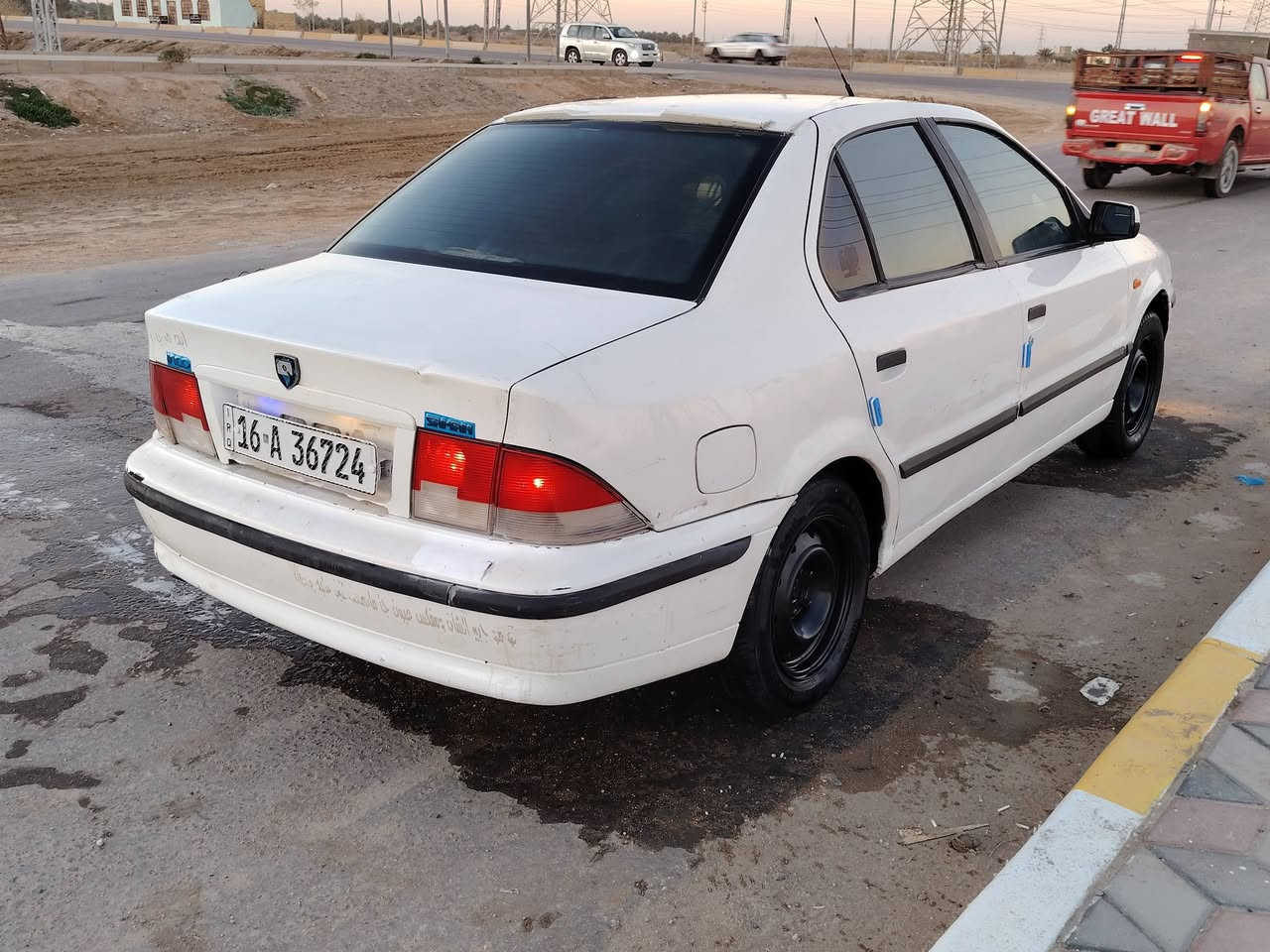 سلام عليكم سياره سمند البيع مديل 10 مكفوله من الضربه وتبديل بيهه رشات صبغ قليله مكينه وكير وحداديه وتخم تاير كهربئيات كله جديد سياره غرفه جديده بطاين وكشنات ستوني شادهن رقم قادسيه نكليزي سنويه جديده الغايه 28 مداور ثاني يوم مشروع وطني سعر32 بيهه مجال قليله مراوس اراوس حسب القناعه رقمي بي واتساب *********** التصال مكان السياره دوانيه قضاء غماس
