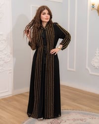 طقم ٣ قطع • بشت شيفون • صنع اماراتي