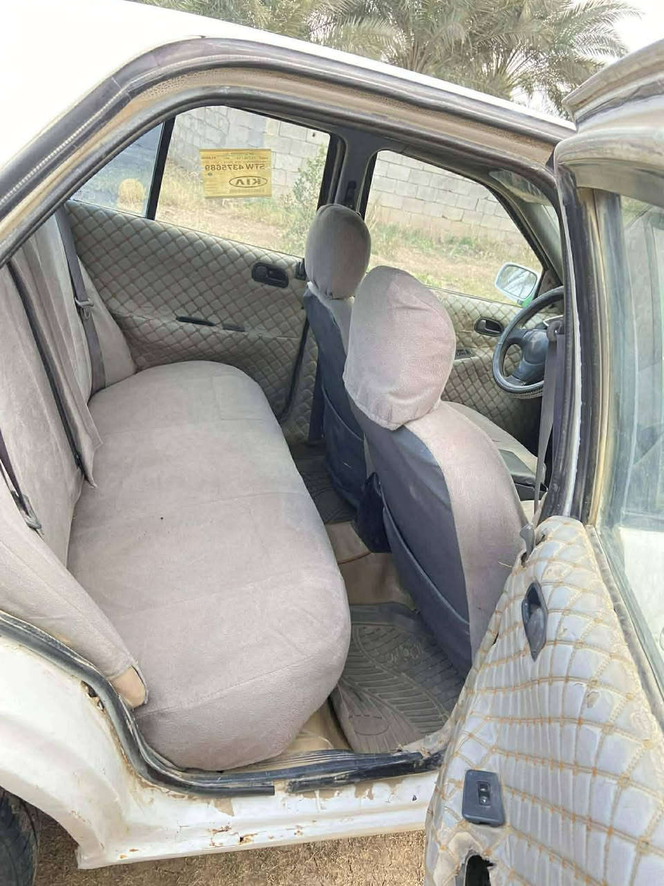 السلام عليكم ورحمة الله وبركاتة
كيا سيفيا موديل 94مكينه مفتوح كير اوتوماتيك رقم بغداد تحويل مباشر  العنوان واسط قضاء الصويره طريق المطار للإستفسار الاتصال على الرقم ***********
