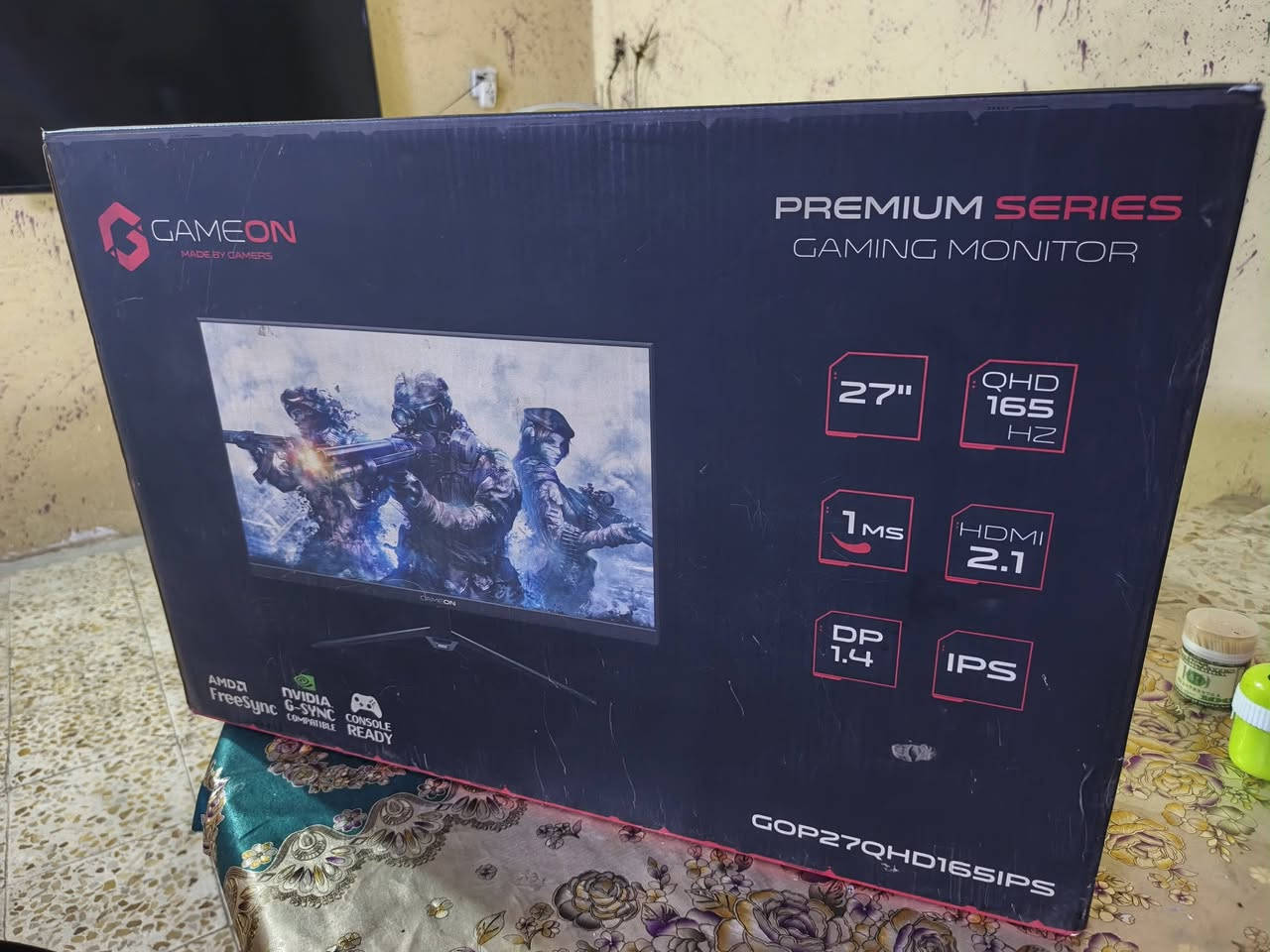 شاشه كيم وان 
حجم 27
2k
ips
165 هرتز
hdr 
جي سينك 
بيه اناره  ار جي بي من الخلف
بيه سبيكرات  داخليه 
شاشه اخت الجديده
الوانه كلش حلوه 
السعر 195 الف قفل
مكان بالبياع 
توصيل محافظات ماعندي للاسف ركز هنا فدوه
بغداد سهله


**إذا كنت صاحب هذا الإعلان وتريد حذفه لأي سبب، رجاءا أرسل رسالة إلى الدعم الفني**