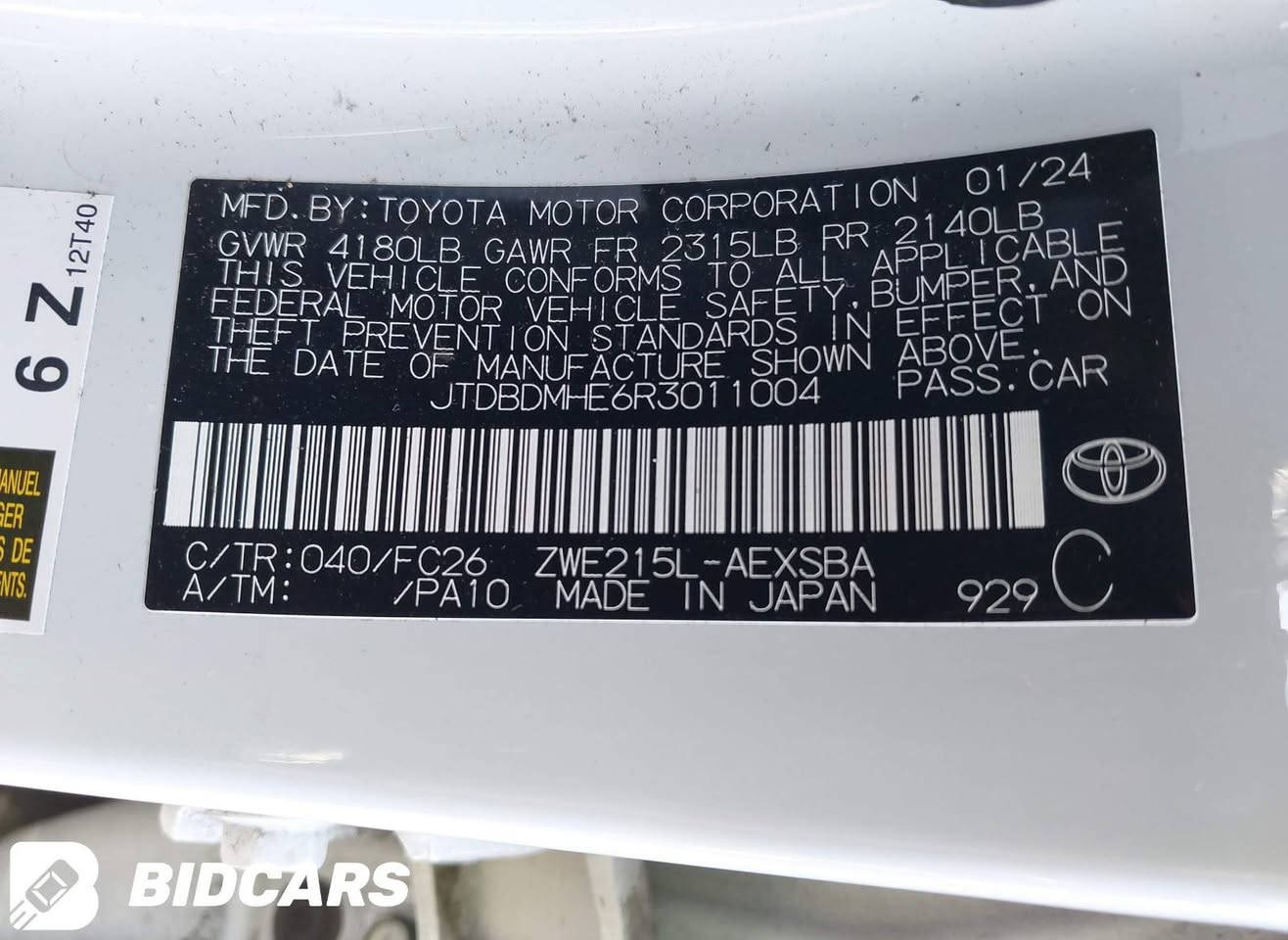 للبيع  كورلا هايبرد موديل  ٢٤    فور ويل  اس اي  بصمة     السياره  حاليآ  بعمان    تسجل  بسم  المشتري  هاتف  ***********
