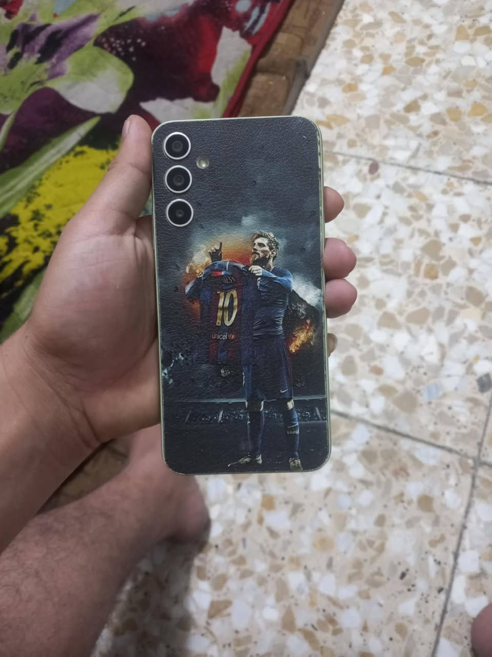 السلام عليكم ورحمة الله وبركاتة... 
جهاز  Samsung Galaxy A34 5G  
جهاز بلادي برغي مامبدل بي  مابي بس طخة ممبينة كبال العين  
ذاكرة 128
 عشوائية 8 
الله شاهد نظيف 
السعر 200 وبي مجال بسيط 
مكاني مدينة الصدر


**إذا كنت صاحب هذا الإعلان وتريد حذفه لأي سبب، رجاءا أرسل رسالة إلى الدعم الفني**