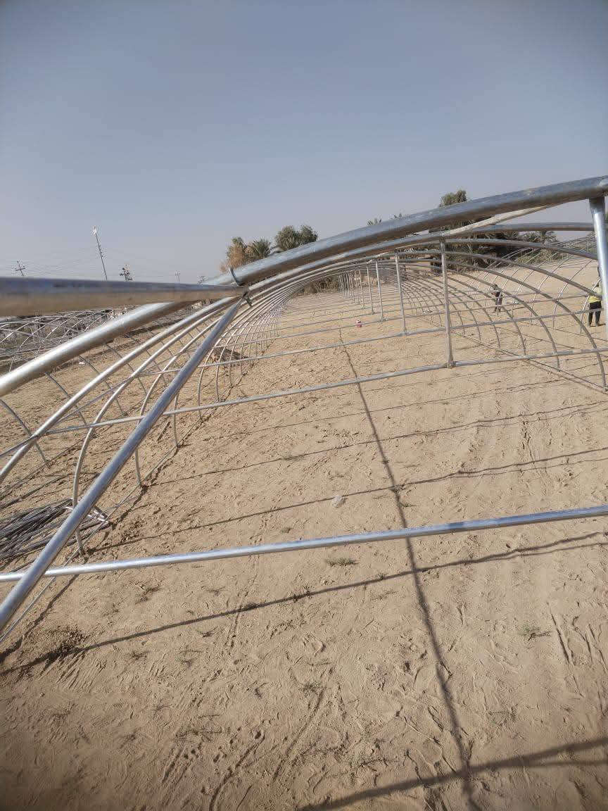 #السلام عليكم اخوان يتوفر بيوت بلاستيكيه للبيع لبناني الصنع جديد غير مستعمل حديد ثقيل مغلون مع سيم ونايلون تركي ضمان 3 سنوات 180 مايكرو
ويتوفر ايضا تجهيز حقول دواجن حديد وسيم وعازل ونايلون طبقتين ضمان 3 سنوات 
 عدد الاقواس/ 22/ قوس الطول/52/ متر والعرض/9/ متر #للاستفسار  يوجد توصيل لكافه المحافظات ويتوفر ايضا كادر لنصب البيوت .
# العنوان بابل ***********.  () ‏‪***********‬‏
