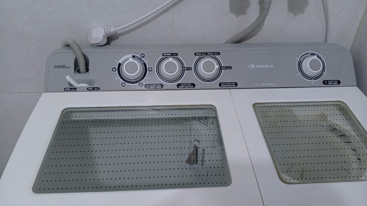 غساله اي ضرر مابيه جديد وماداخله تصليح ابد 
مكفوله من كلشي نوعيته دنكا حجمه 13كيلو سعره 140بيه مجال 
اتصال ع راعيهه 
***********
