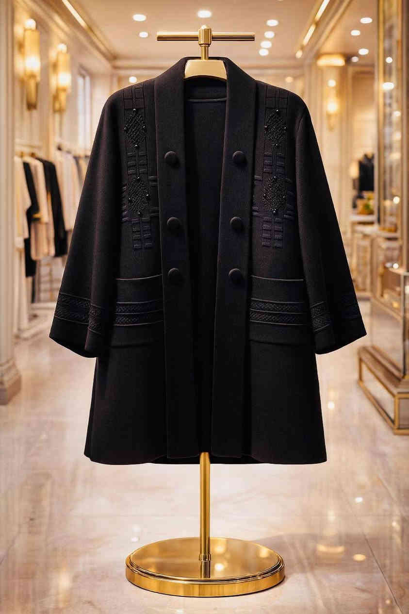 #مجمع_ملك_الاسعار
جاكيت نسائي كلش راقي الخامة الثكيلة سواد فحم 
القياس/ FREE SAIZ      السعر / ١٨,٠٠٠
الرماد/التأميم القادسيةالثانية قرب مدرسة🏫 الحوراء
Yassin Fallah         ***********
