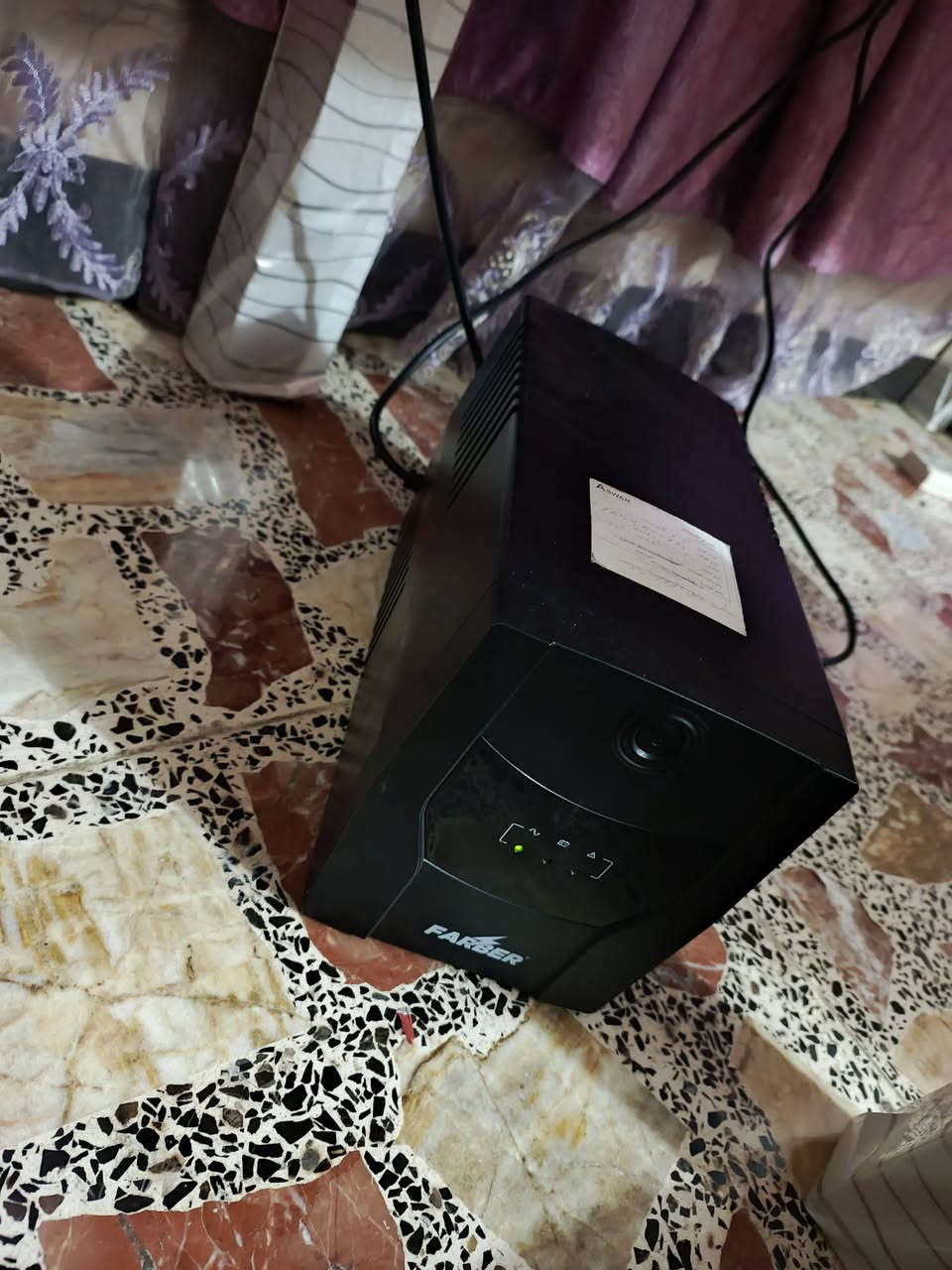 السلام عليكم
UPS Farber 1500
مبدل بطاريات حجم أكبر وما استخدمتهن يعني بحالة الجديد
شركة فاربر معروفة ما يحتاج اشرح عليها
السعر 75الف
يوجد توصل


**إذا كنت صاحب هذا الإعلان وتريد حذفه لأي سبب، رجاءا أرسل رسالة إلى الدعم الفني**