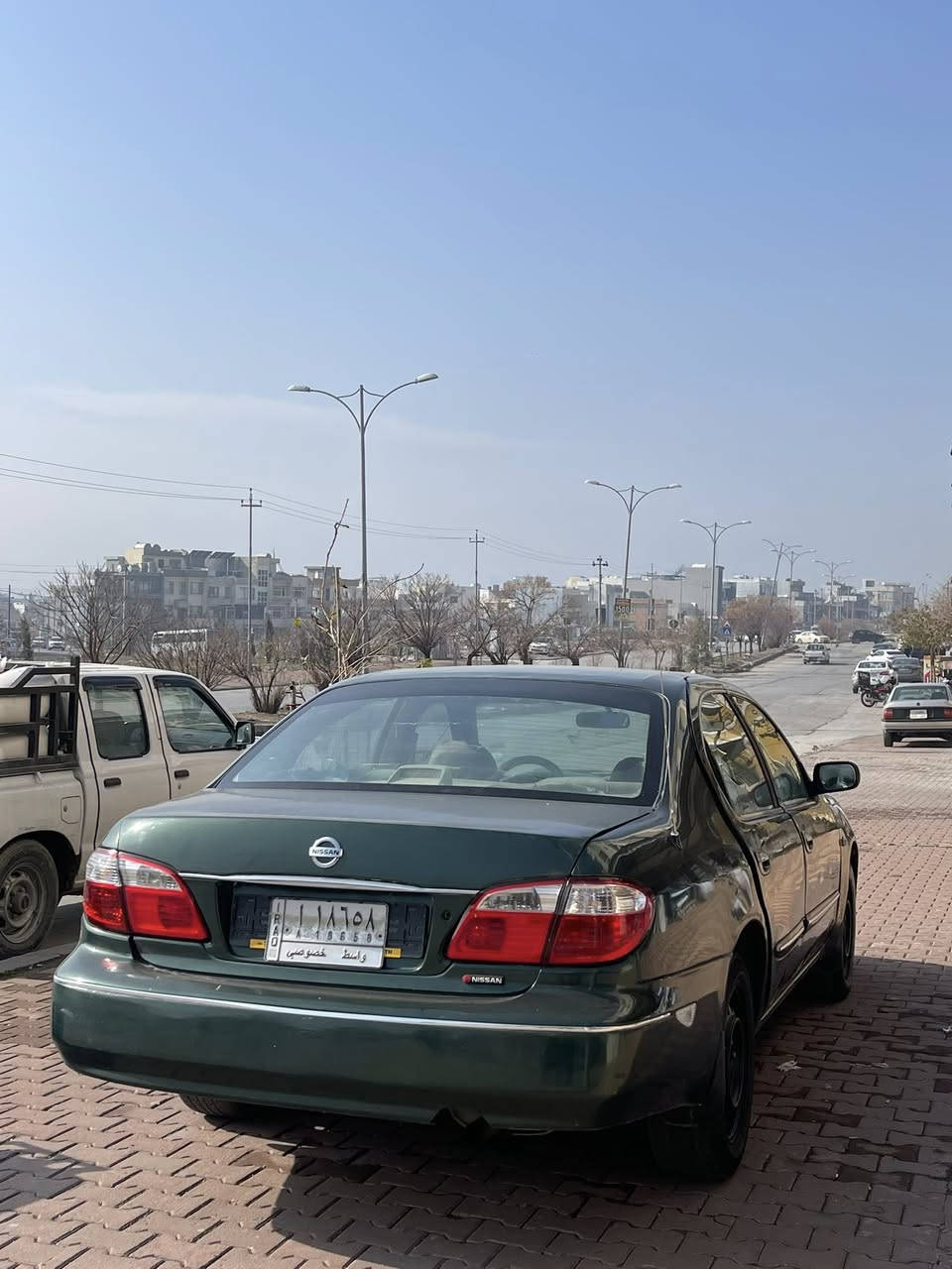 ماکزیمای ٢٠٠١ ئیستراد خاس مەکینە ٣٠٠٠ گێڕ ئۆتۆماتیک شاشە ئایپات چوار چام کارەبا تەبرید چوار تایەو ویل لۆک بێ دەعم و لێداو پشتو پێشی کەپسە مووسو بڕاوە بەشەرت گێڕو مەکینە بەشەرت پێشی کەمێک تەقەو ڕەقەی هەیە ماشەڵا سەیارەکە زۆر جوانە سەنەوی پلاستێک بەغداد مشروع وطنی بەشەرتی ئەوەلیات ماڵی کەس نەبێت و پارەی کەسی تیانەبێت سعری ٣٥ گەڵاو مەعامەلە سەیارەکە لەسلێمانیە ***********
