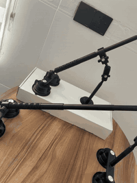 ستاند تصوير للسيارة  هيكل كوب الشفط 3 او 4 او5 
حامل كاميرا  insta360 X3X4X5  Gopro من مواد الألمنيوم
عالية الاستقرار
قوي احسن نوعيية مثبت
3 مودل موجود
اكو توصيل

***********
