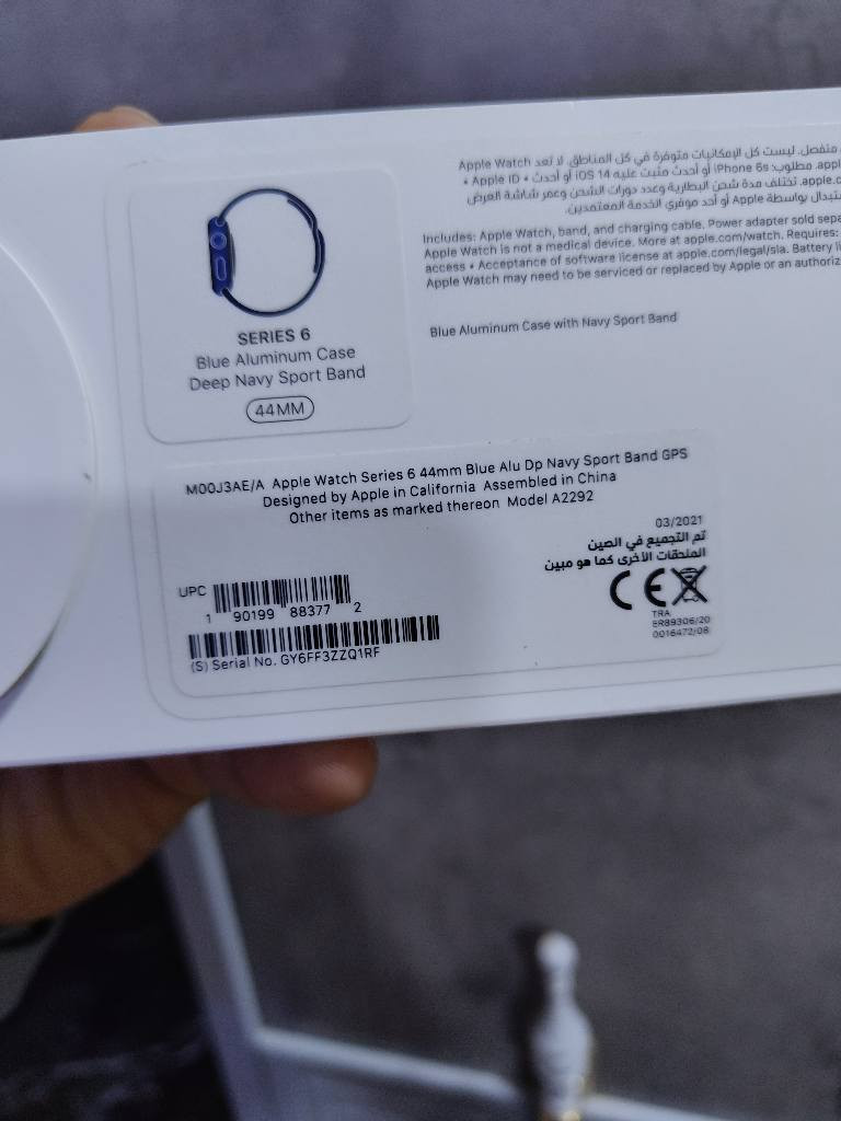 السلام عليكم للبيع ساعه ابل جيل 6 جديده غير مستخدمه حجم 44 لون نيلي حلة, بابل


**إذا كنت صاحب هذا الإعلان وتريد حذفه لأي سبب، رجاءا أرسل رسالة إلى الدعم الفني**