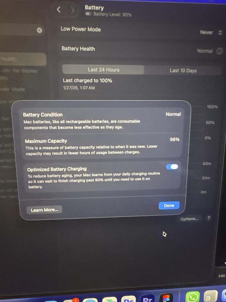 ماكبوك برو M3

رام 16

بطارية 98% 

شاحنة اصلية + باكيته وياه

1,750,000
***********
