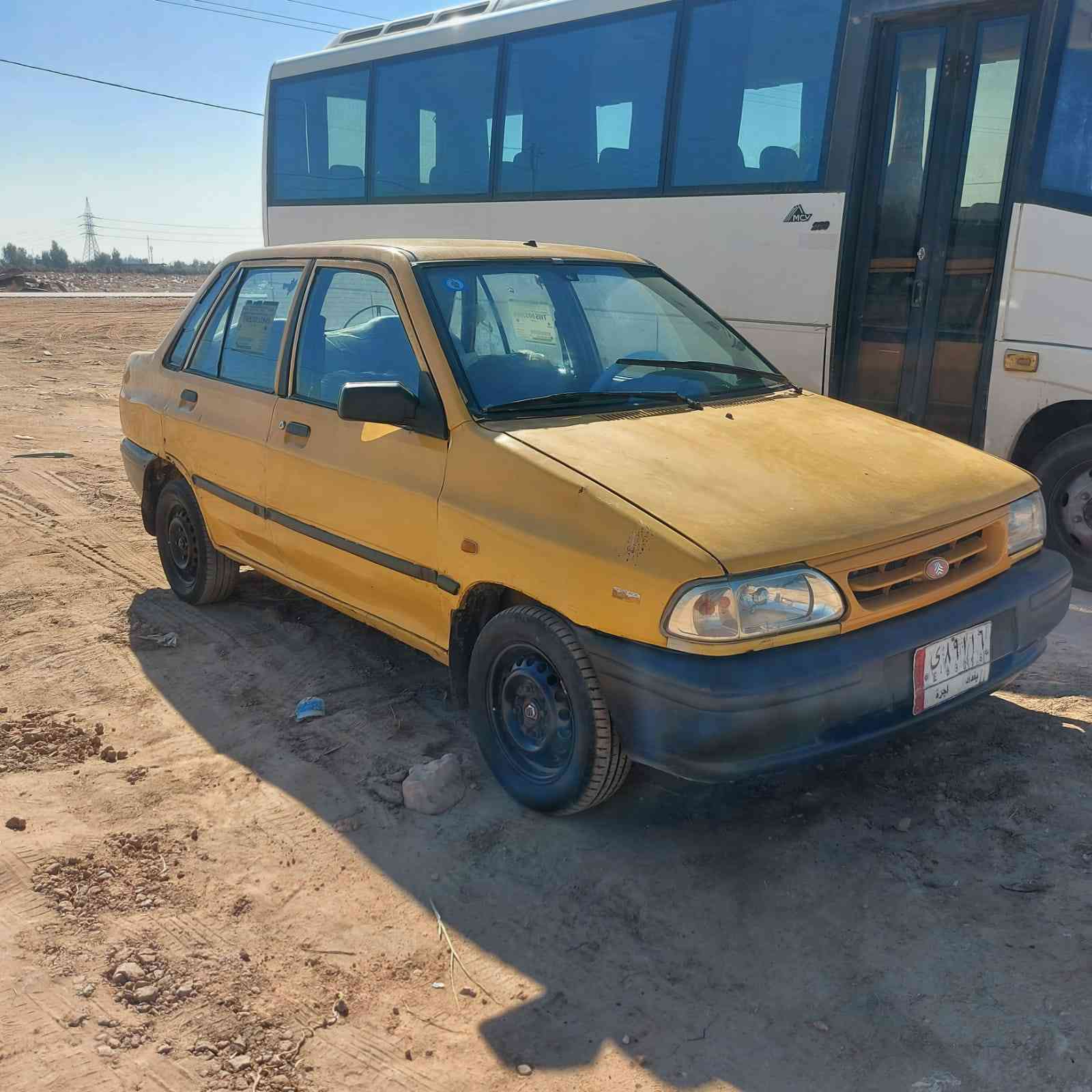 السلام عليكم سياراه سايبه للبيع موديل ١٣ رقم بغداد نكليزي باقي بس على استلام الوحات سيارهسنويه ٢٩ مصفره هيه وغرامات كير محرك شواصي شركه حداديه تمام سياره حلو اني اني مكلف بل نشر هاذه رقم راعي السياره تواصل ويا مكان السياره كربلاء ***********
