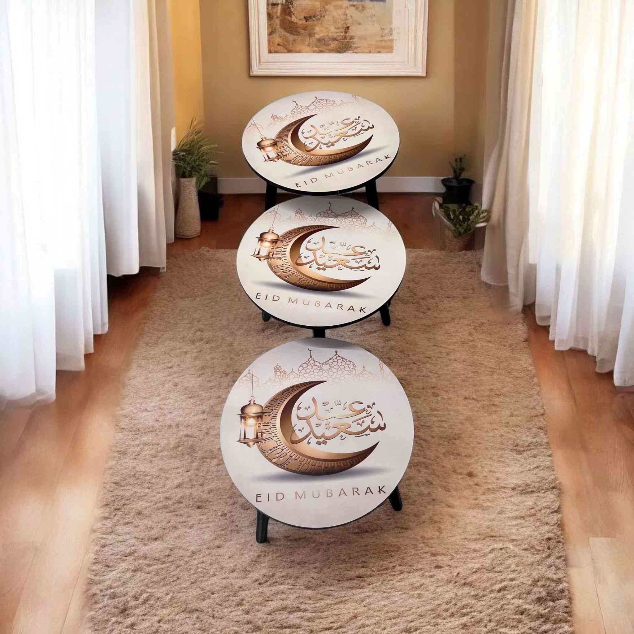 استقبل العيد بأناقة…  
واجعل كل زاوية في بيتك تقول: **عيد سعيد**

قدّم لضيوفك ضيافة العيد على طقم طاولات “عيد سعيد” بتصميم راقٍ يجمع بين روح العيد والديكور العصري.

🔸 لماذا ستعشق هذا الطقم؟
- تصميم خاص بالعيد: عبارة «عيد سعيد» مزينة بهلال وفانوس بلمسة فنية فاخرة.  
- 3 طاولات بأحجام مختلفة: تتداخل داخل بعضها بسهولة، وتمنحك مرونة في الاستخدام حسب عدد الضيوف ومساحة المكان.  
- لمسة جمالية فورية: يكفي وضعها في غرفة الجلوس أو ركن القهوة لتتحول الأجواء فورًا إلى أجواء عيدية دافئة.  

- عملية ومتينة: سطح سهل التنظيف، وأرجل ثابتة تمنحك استخدامًا مريحًا يوميًا، في العيد وبعده.  
- مثالية لـ: تقديم القهوة والتمر، الحلويات، هدايا العيد، أو حتى كزاوية تصوير لذكرياتكم العائلية.

حوّل تجهيزات العيد من ترتيب عادي إلى تفاصيل تُحكى…  
اطلب الآن طقم طاولات «عيد سعيد» وامنح بيتك تلك اللمسة التي يلاحظها الجميع من أول نظرة.

✨ الكمية محدودة – احجز طقمك اليوم قبل نفادها.

الحجز والسعر من خلال رابط الطاولات👎

https://rolemall.com/?strung=JzYEp4Ygootquality12485

الأمين للمواد المنزلية


**إذا كنت صاحب هذا الإعلان وتريد حذفه لأي سبب، رجاءا أرسل رسالة إلى الدعم الفني**
