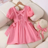 فستان و قبعة • مقاس ٣–١٢ سنة • توصيل بغداد ومحافظات