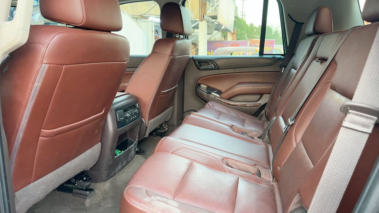 للبيع تاهو 2018 خليجي بريمر مكفولة من الصبغ بيهة بارد نص الجاملغ الخلفي كير محرك مكفول رقم بغداد بسمي 390   وبيهة مجال بسيط (***********) مكاني بغداد
