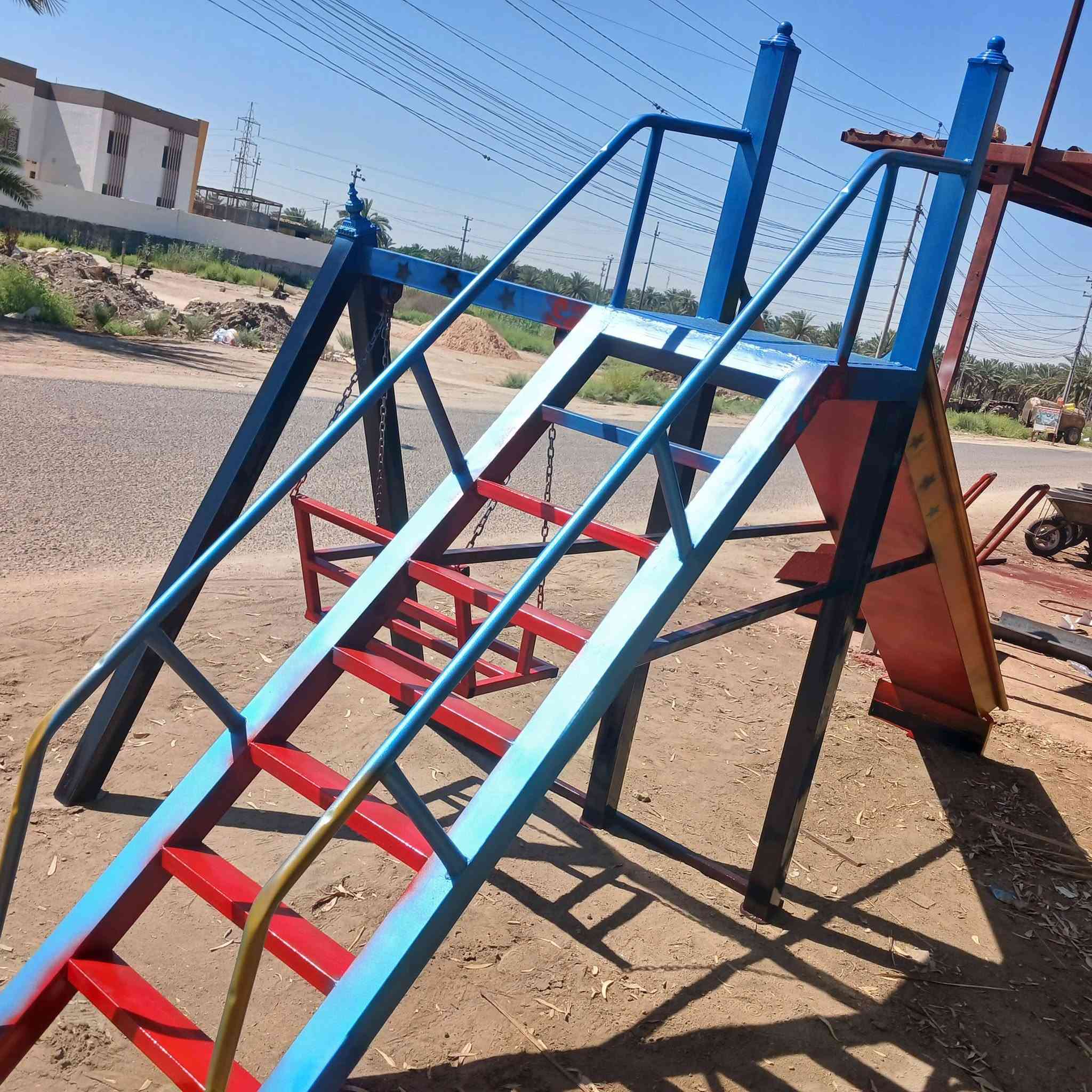 عرض خاص لأصحاب المزارع، المدارس، ورياض الأطفال
متوفر لدينا:✅ زحاليك أطفال✅ مراجيح بمختلف التصاميم✅ فرّارات✅ لعبة الميزان✅ جلسات خارجية✅ 
وجميع أعمال الحدادة تسكام مو سوكي

أسعار مناسبة للجملة والمفرد، متوفر توصيل 

للحجز والاستفسار: 📞 ***********

راسلونا، وإن شاء الله ما نقصر وياكم.

