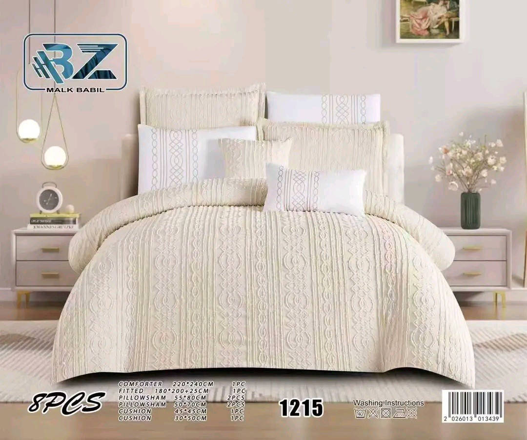 وصول
لحاف ديباج نفرين يحتوي على ٨ قطع
قياس لحاف 220x240 
قياس كفر 180x200 
وجه مخدة ٤ قياس 50x70 
وجه كوشه ٢ قياس 45x45/ 30x50
العنوان الديوانية شارع العلاوي قرب كراج المتعدد الطوابق 
يمكنكم التواصل معنا عبر الصفحة أو الاتصال على الرقم التالي
*********** يوجد واتساب
