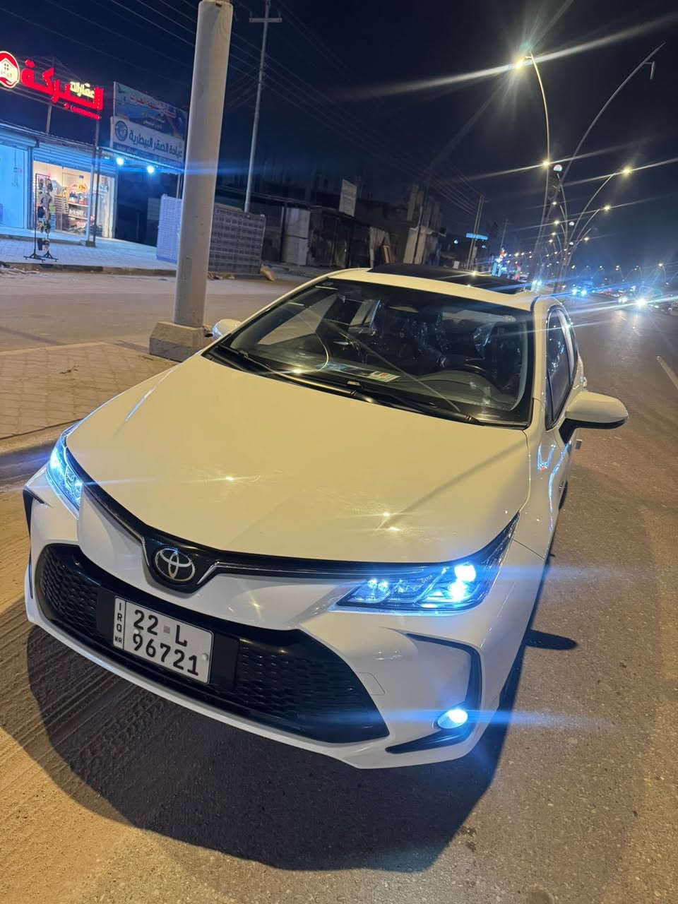 كورلا 2024 هايبرد خليجي رقم اربيل جديد تحويل او وكاله مكفول صبغ ضربه تبديل بارد 
فول ١/١ حساسات امامي خلفي كامره خلفي. شاشه. عداد ددجتل  بصمه مري شفط تحكم ستيران كشن كهرباء وباقي موصفات معروفه سعر 152وبيه مجال لشراي  ***********  مكان بصره
