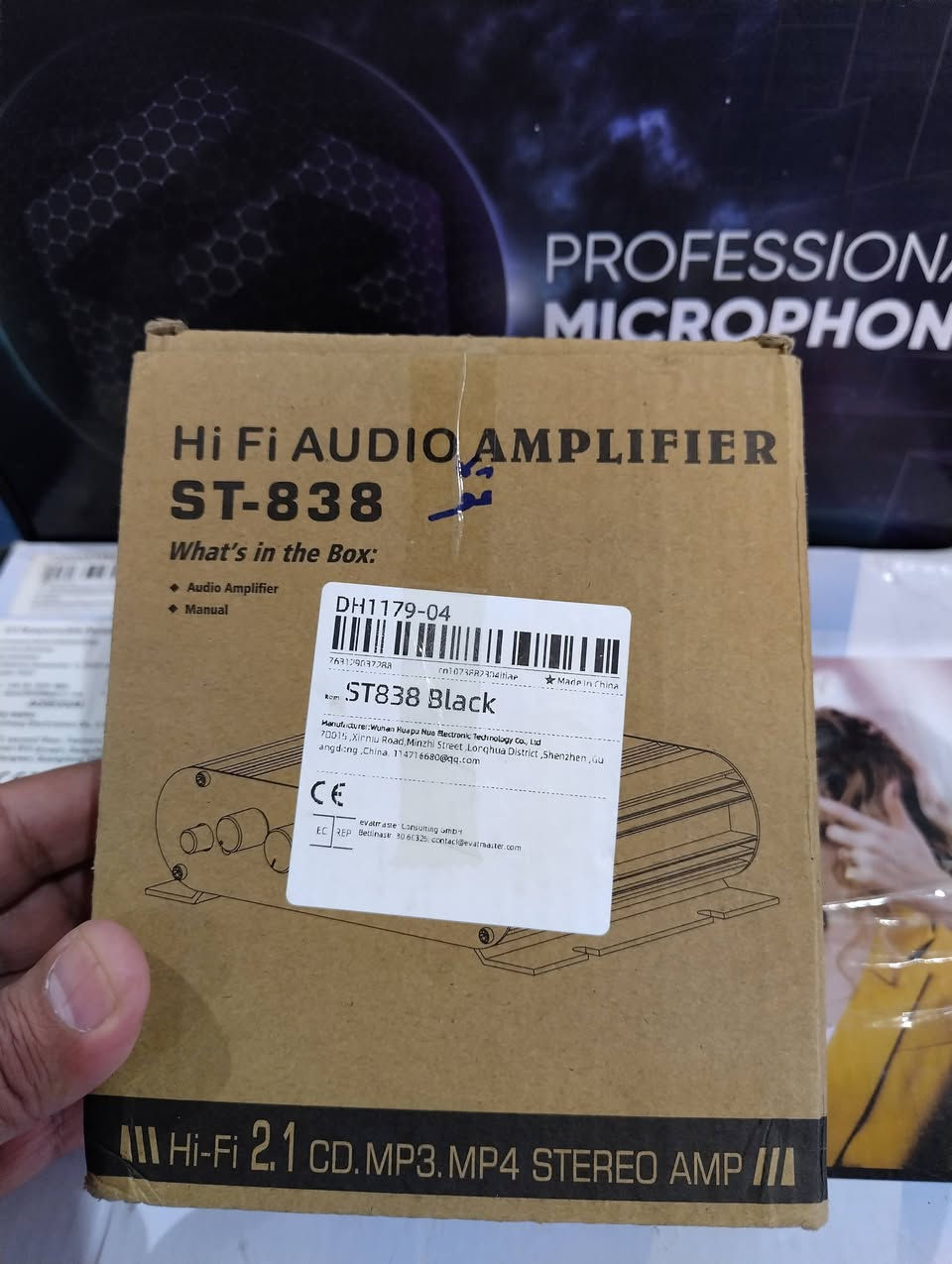 Hi Fi AMPLIFIER 
مكبر صوت 
التفاصيل بالصور 

السعر 25


**إذا كنت صاحب هذا الإعلان وتريد حذفه لأي سبب، رجاءا أرسل رسالة إلى الدعم الفني**