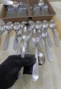 خواشيك اكل البيضوي • ستانلس ستيل • ديوانية البدير